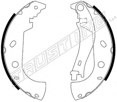 TRUSTING 034.099 Тормозные колодоки 