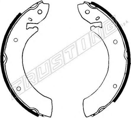 TRUSTING 040.079 Тормозные колодоки для FORD GRANADA (Форд Гранада) TRUSTING 040.079 Тормозные колодоки для FORD GRANADA (Форд Гранада)