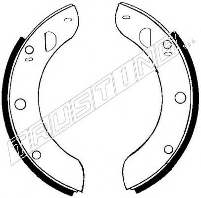 TRUSTING 040.106 Тормозные колодоки 