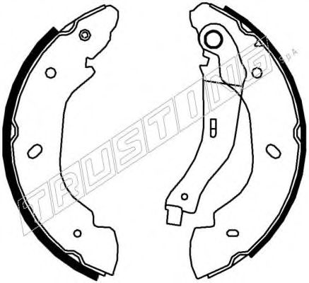 TRUSTING 040.148 Тормозные колодоки 