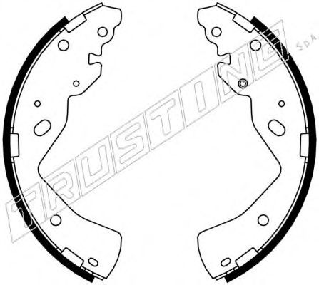 TRUSTING 040.157 Тормозные колодоки для MAZDA PROCEED (Мазда Просид) TRUSTING 040.157 Тормозные колодоки для MAZDA PROCEED (Мазда Просид)
