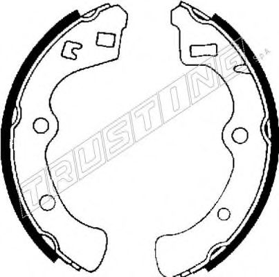 TRUSTING 044.010 Тормозные колодоки 