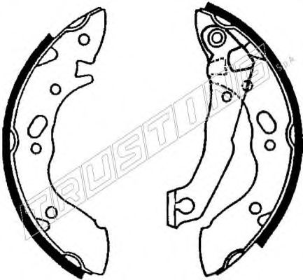 TRUSTING 046.202 Тормозные колодоки 