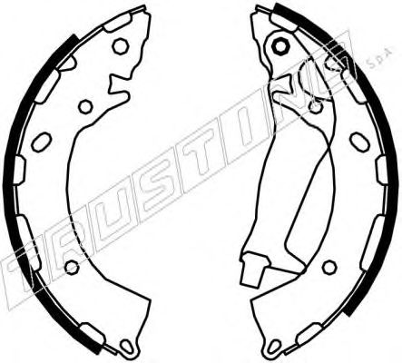 TRUSTING 046.213 Тормозные колодоки 