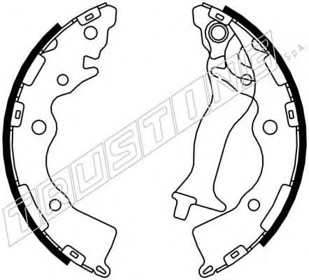TRUSTING 046.218 Тормозные колодоки 