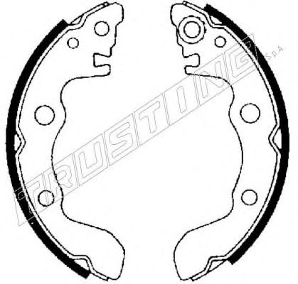 TRUSTING 047.367 Тормозные колодоки 