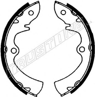 TRUSTING 049.107 Тормозные колодоки 