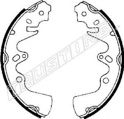 TRUSTING 049.116 Тормозные колодоки 