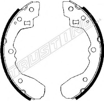 TRUSTING 049.122 Тормозные колодоки для MAZDA 626 II (Мазда 626 2) TRUSTING 049.122 Тормозные колодоки для MAZDA 626 II (Мазда 626 2)