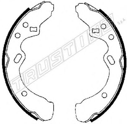 TRUSTING 049.131 Тормозные колодоки для MAZDA (Мазда) TRUSTING 049.131 Тормозные колодоки для MAZDA (Мазда)