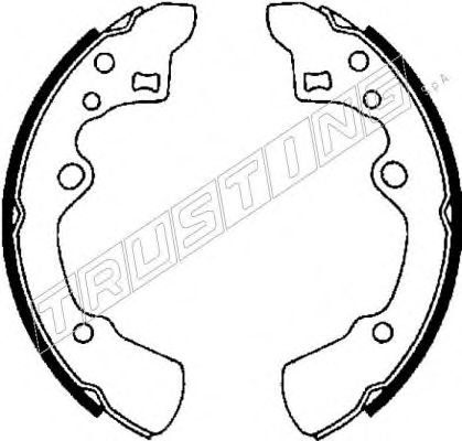 TRUSTING 049.135 Тормозные колодоки для MAZDA 626 III (Мазда 626 3) TRUSTING 049.135 Тормозные колодоки для MAZDA 626 III (Мазда 626 3)
