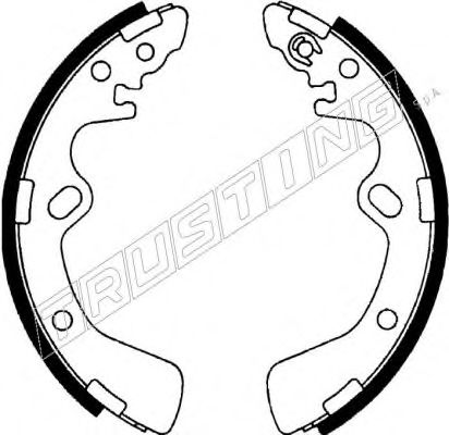 TRUSTING 049.136 Тормозные колодоки для MAZDA 626 III (Мазда 626 3) TRUSTING 049.136 Тормозные колодоки для MAZDA 626 III (Мазда 626 3)