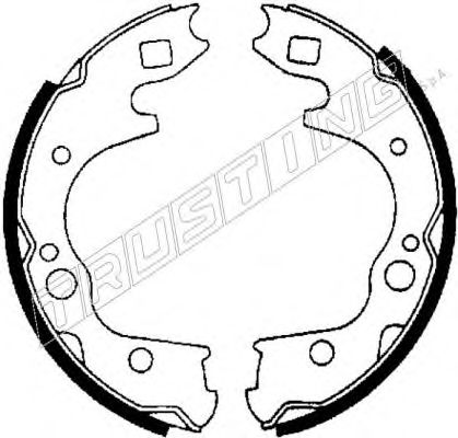 TRUSTING 049.139 Тормозные колодоки 