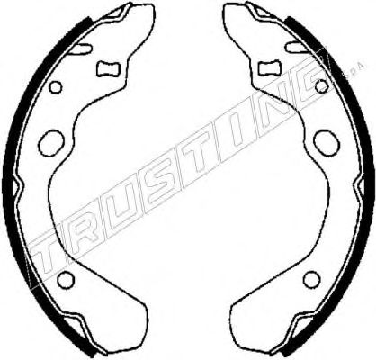 TRUSTING 049.141 Тормозные колодоки для MAZDA (Мазда) TRUSTING 049.141 Тормозные колодоки для MAZDA (Мазда)