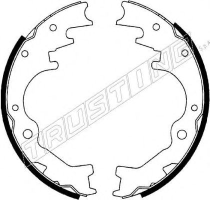 TRUSTING 049.142 Тормозные колодоки 