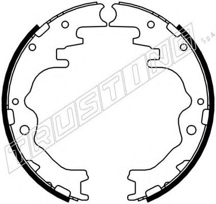 TRUSTING 049.143 Тормозные колодоки 