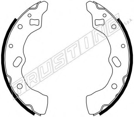 TRUSTING 049.145 Тормозные колодоки 