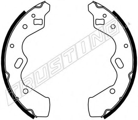 TRUSTING 049.153 Тормозные колодоки для MAZDA (Мазда) TRUSTING 049.153 Тормозные колодоки для MAZDA (Мазда)