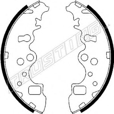 TRUSTING 049.156 Тормозные колодоки 