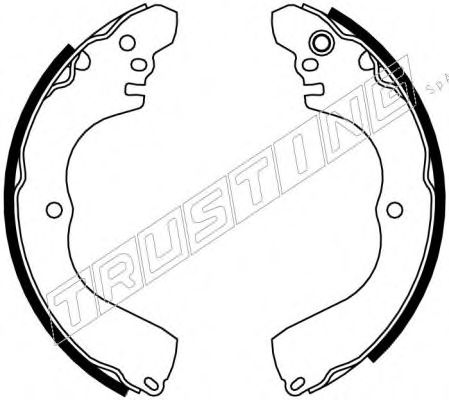 TRUSTING 064.172 Тормозные колодоки для MITSUBISHI OUTLANDER II (Митсубиши/митсубиси Аутлендер 2) TRUSTING 064.172 Тормозные колодоки для MITSUBISHI OUTLANDER II (Митсубиши/митсубиси Аутлендер 2)