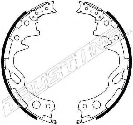 TRUSTING 067.194 Тормозные колодоки 