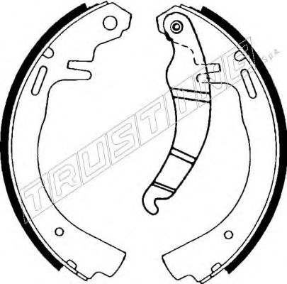 TRUSTING 073.149 Тормозные колодоки для OPEL GT (Опель Гт) TRUSTING 073.149 Тормозные колодоки для OPEL GT (Опель Гт)