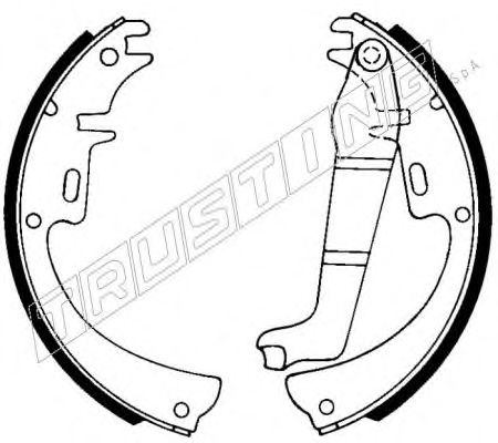TRUSTING 073.153 Тормозные колодоки для OPEL OLYMPIA A (Опель Олъмпиа а) TRUSTING 073.153 Тормозные колодоки для OPEL OLYMPIA A (Опель Олъмпиа а)