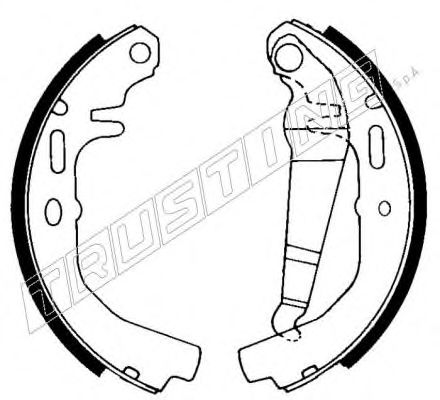 TRUSTING 073.158 Тормозные колодоки для OPEL MANTA B CC (Опель Манта б cc) TRUSTING 073.158 Тормозные колодоки для OPEL MANTA B CC (Опель Манта б cc)