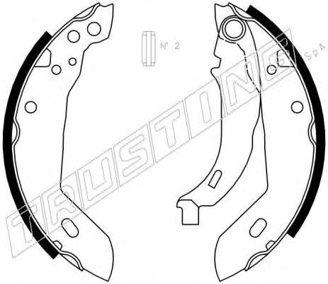 TRUSTING 079.185 Тормозные колодоки для PEUGEOT 205 II (Пежо 205 2) TRUSTING 079.185 Тормозные колодоки для PEUGEOT 205 II (Пежо 205 2)