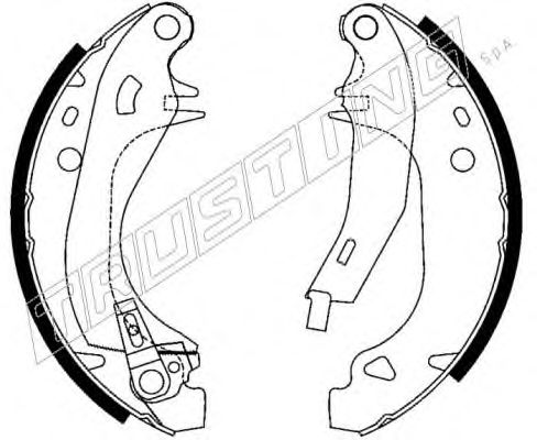 TRUSTING 079.192Y Тормозные колодоки для PEUGEOT 205 II (Пежо 205 2) TRUSTING 079.192Y Тормозные колодоки для PEUGEOT 205 II (Пежо 205 2)