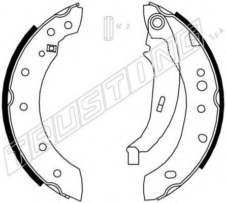 TRUSTING 079.195 Тормозные колодоки для PEUGEOT 206 (Пежо 206) TRUSTING 079.195 Тормозные колодоки для PEUGEOT 206 (Пежо 206)