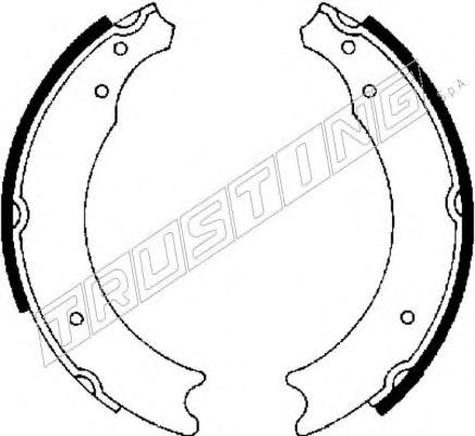 TRUSTING 088.181 Тормозные колодоки 