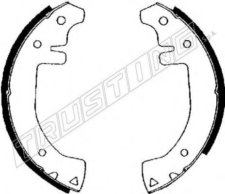 TRUSTING 088.183 Тормозные колодоки 
