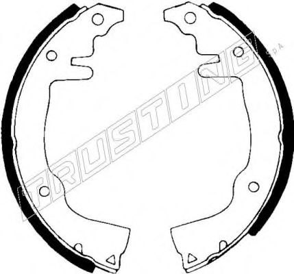 TRUSTING 088.184 Тормозные колодоки 