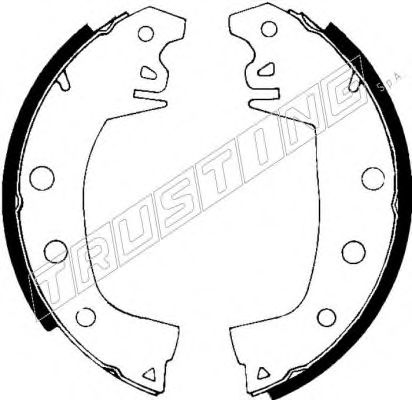 TRUSTING 088.185 Тормозные колодоки 