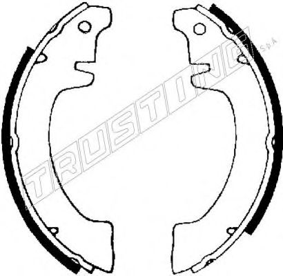 TRUSTING 088.187 Тормозные колодоки 