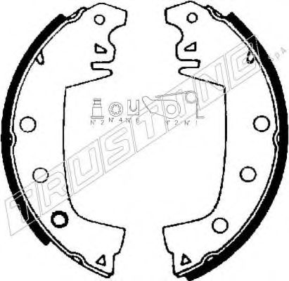 TRUSTING 088.203K Тормозные колодоки 