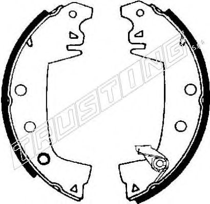 TRUSTING 088.203Y Тормозные колодоки 