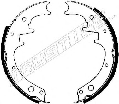 TRUSTING 088.220 Тормозные колодоки 