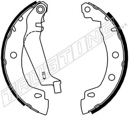 TRUSTING 088.225Y Тормозные колодоки 