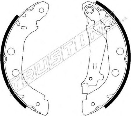 TRUSTING 088.226 Тормозные колодоки 