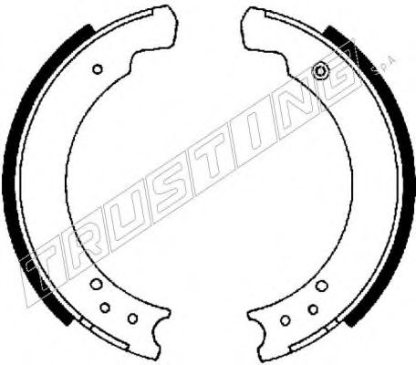 TRUSTING 092.303 Тормозные колодоки 
