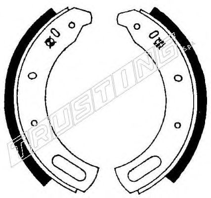 TRUSTING 092.305 Тормозные колодоки 