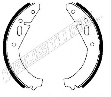 TRUSTING 106.217 Тормозные колодоки 