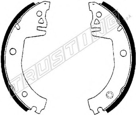 TRUSTING 106.218 Тормозные колодоки 
