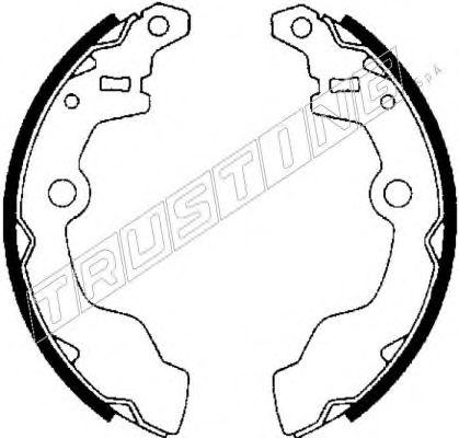 TRUSTING 110.327 Тормозные колодоки для SUBARU (Субару) TRUSTING 110.327 Тормозные колодоки для SUBARU (Субару)