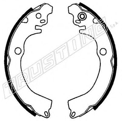 TRUSTING 110.333 Тормозные колодоки 