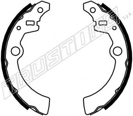 TRUSTING 110.335 Тормозные колодоки для SUBARU (Субару) TRUSTING 110.335 Тормозные колодоки для SUBARU (Субару)