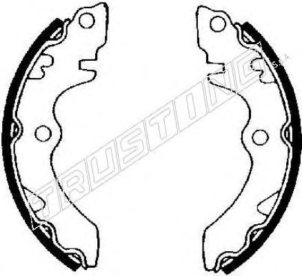 TRUSTING 111.217 Тормозные колодоки 