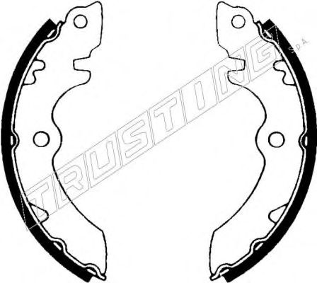 TRUSTING 111.219 Тормозные колодоки 